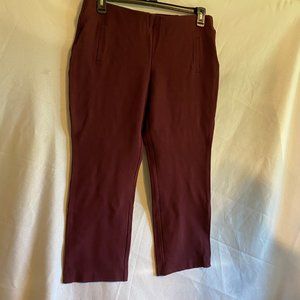 Chico's - Merlot - pull on pants.